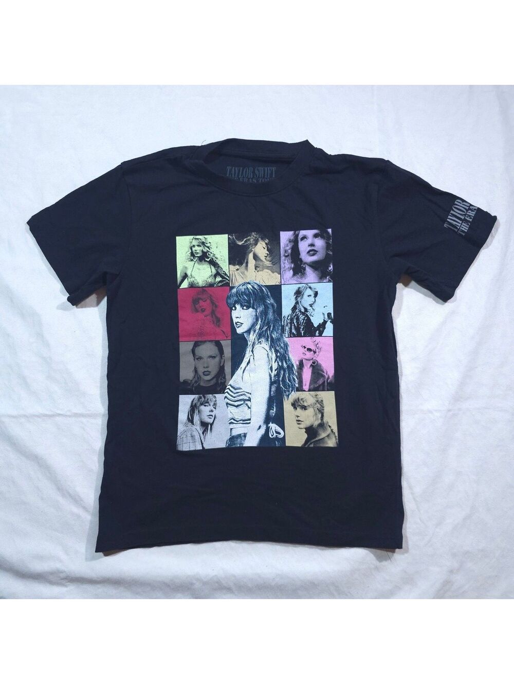 Taylor Swift The Eras Tour Black Graphic T-Shirt Medium